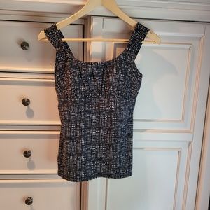 Ann Taylor Black Tank Top Size XS Womens